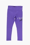 Nike Air Jordan Solid Color Leggings With Printed Logo