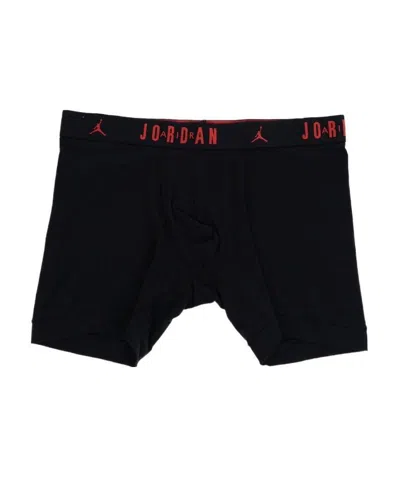 Nike Air Jordan Stretch Boxers 3-pack In Black / Red / Grey