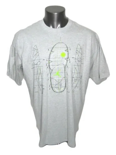 Pre-owned Nike Air Jordan T Shirt14 Retro Sz Xl 197708 Blueprint Gray Vintage 2004