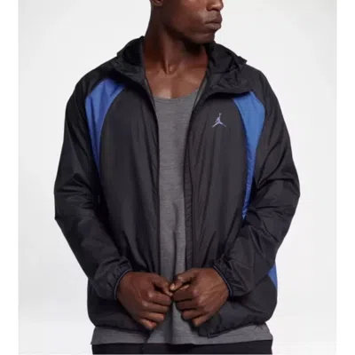 Nike Air Jordan Wings Windbreaker Black/blue 897884-014 Men's