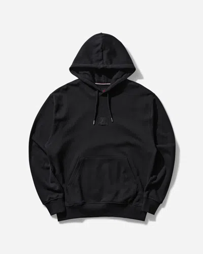 Nike Air Jordan Wordmark Fleece Pullover Hoodie In Black
