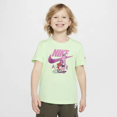 Nike Air Little Kids' Boxy Windsurfing T-shirt In Green