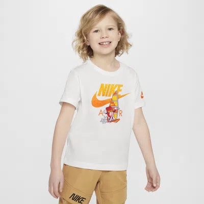 Nike Air Little Kids' Boxy Windsurfing T-shirt In White