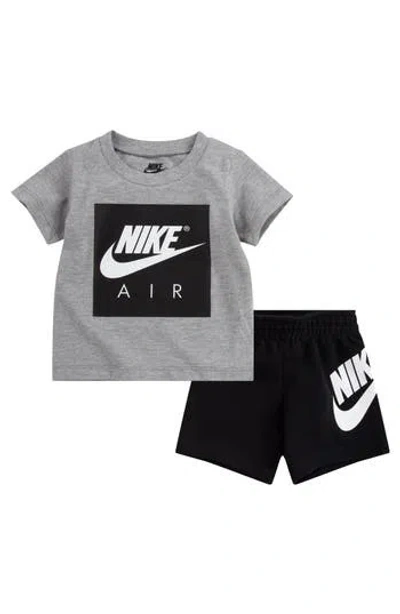 Nike Babies'  Air Logo Graphic T-shirt & Shorts Set In Multi