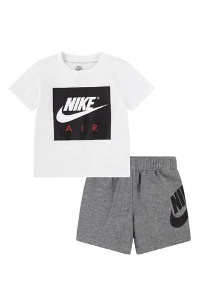 Nike Babies'  Air Logo Graphic T-shirt & Shorts Set In Multi
