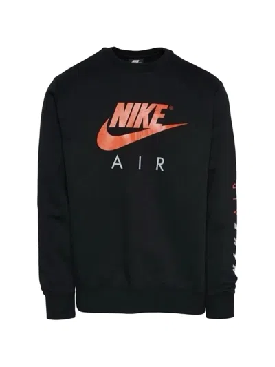 Nike Air Logo-print Sweater In Black