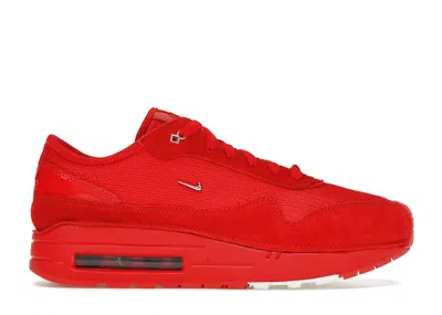 Pre-owned Nike Air Max 1 '86 Jacquemus (women's) Sneakers In Mystic Red/metallic Silver