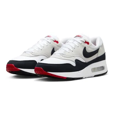 Pre-owned Nike Air Max 1 '86 Og Dark Big Bubble Obsidian University Red Dq3989-101 Us 6-10 In White