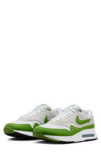 Nike Air Max 1 '86 Og G Waterproof Spikeless Golf Shoe In White/chlorophyll