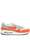 Nike Air Max 1 Magma Orange Sneakers In Orange Leather In Grau