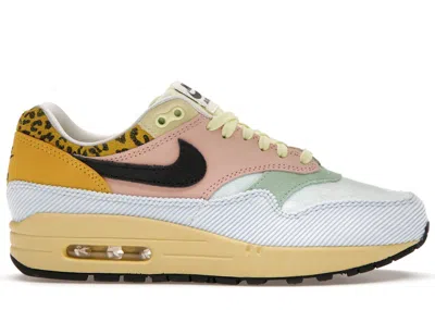 Pre-owned Nike Air Max 1 '87 Great Indoors Corduroy (women's) Sneakers In Pink/mustard/sky Blue