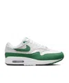 Nike Air Max 1 Sneakers In Green-gray In White