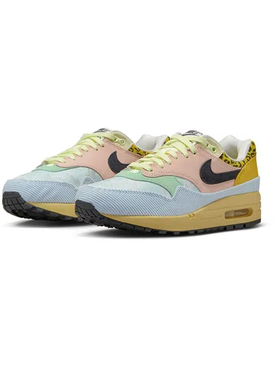 Nike Air Max 1 '87 Prm Womens Corduroy Mixed Media Casual And Fashion Sneakers In Multi