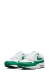 Nike Air Max 1 Sneakers In Green-gray In Neutral Grey/malachite/white/black 