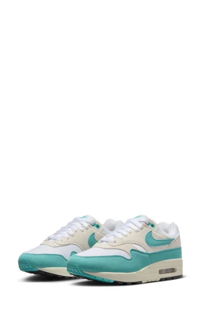 Nike Air Max 1 '87 Sneaker In White/ Phantom/ Milk/ Cactus