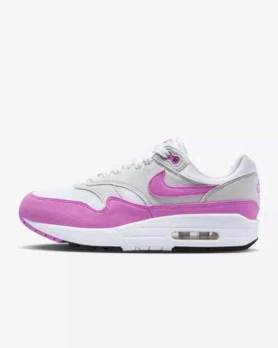 Nike Air Max 1 Logo Patch Sneakers In Purple