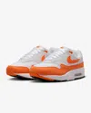 NIKE AIR MAX 1 DZ2628-002 SNEAKERS WOMEN'S GRAY ORANGE RUNNING SHOES NR7292