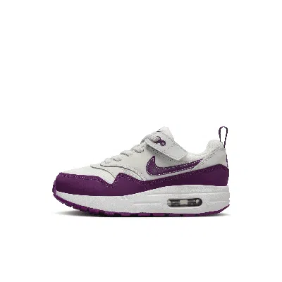 Nike Kids Purple & White Air Max 1 Easyon Little Kids Sneakers