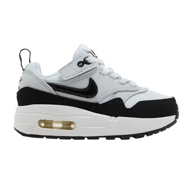 Pre-owned Nike Air Max 1 Easyon Ps 'pure Platinum Black' | White | Kid's Size 8