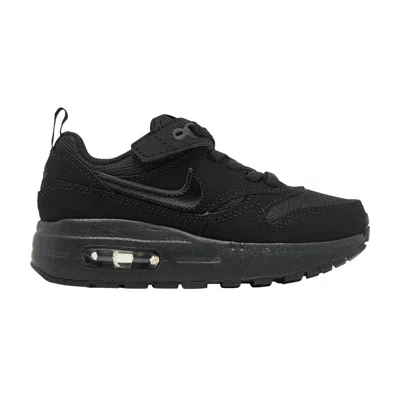 Pre-owned Nike Air Max 1 Easyon Ps 'triple Black' | Kid's Size 10
