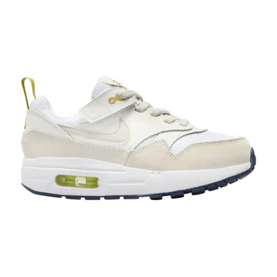 Pre-owned Nike Air Max 1 Easyon Ps 'white Light Orewood Brown' | Kid's Size 13.5