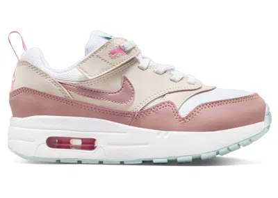 Pre-owned Nike Air Max 1 Easyon Red Stardust Sneakers In White/guava Ice/pink Spell