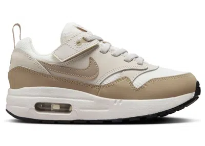 Pre-owned Nike Air Max 1 Easyon Sneakers In Phantom/light Orewood Brown/black