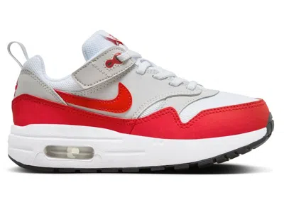 Pre-owned Nike Air Max 1 Easyon Sport Red (2023) Sneakers In White/university Red/neutral Grey