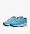 Nike Air Max 1 Fb8915-400 Men 8 Corduroy Baltic Blue White Running Shoes Gbnc232 In Blue