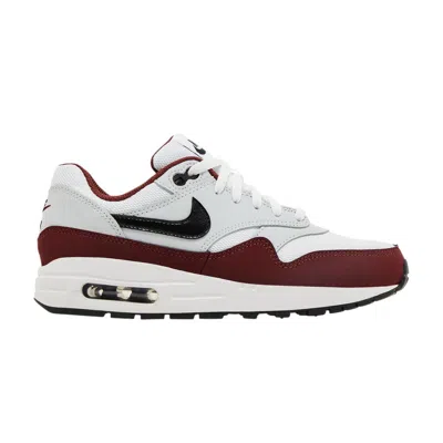 Pre-owned Nike Air Max 1 Gs 'dark Team Red' | White | Kid's Size 7