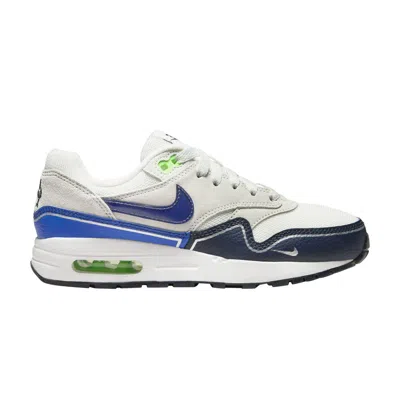Pre-owned Nike Air Max 1 Gs 'obsidian Royal Outlines' | Blue | Kid's Size 5