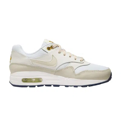 Pre-owned Nike Air Max 1 Gs 'white Bronzine' | Kid's Size 2.5