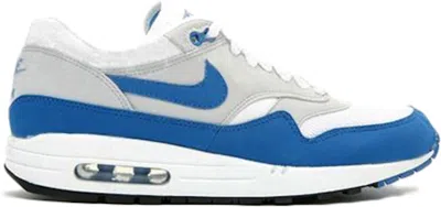 Pre-owned Nike Air Max 1 History Of Air (women's) Sneakers In White/varsity Blue/neutral Grey