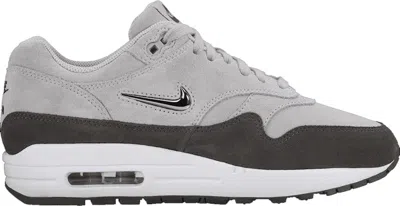 Pre-owned Nike Air Max 1 Jewel (women's) Sneakers In Wolf Grey/metallic Pewter/deep Pewter