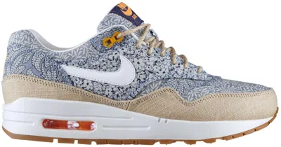 Pre-owned Nike Air Max 1 Liberty London Blue (women's) Sneakers In Blue Recall/white/linen
