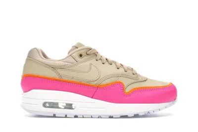 Pre-owned Nike Air Max 1 Liner (women's) Sneakers In Tan/pink/orange