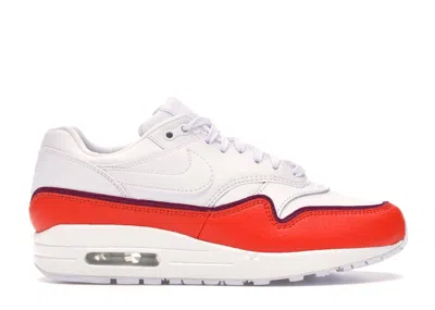 Pre-owned Nike Air Max 1 Liner (women's) Sneakers In White/red