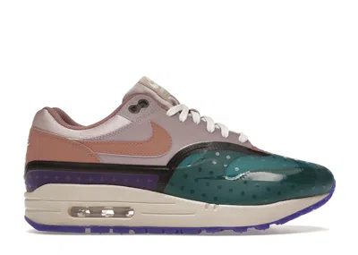 Pre-owned Nike Air Max 1 Premium Plum Fog Fossil Rose (women's) Sneakers In Pink/blue/purple