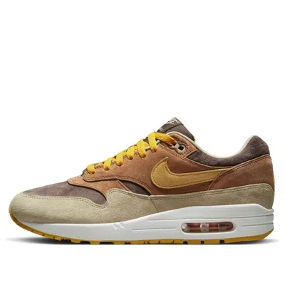 Nike Air Max 1 Sneakers Pecan / Yellow Ochre In Multicolor
