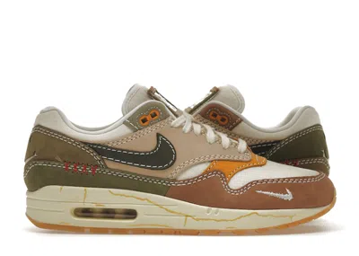 Pre-owned Nike Air Max 1 Premium Wabisabi (women's) Sneakers In Tan/olive/sail