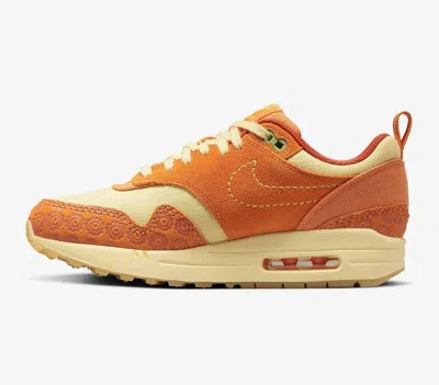 Pre-owned Nike Air Max 1 Prm Somos Familia Dia De Muertos Women's Size Dz5352-847 In Starfish/mantra Orange/lemon Wash/solar Flare