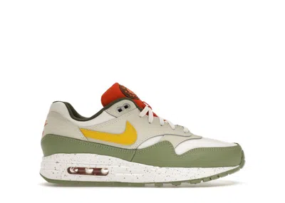 Pre-owned Nike Air Max 1 Ready Play Sneakers In Summit White/vivid Sulfur