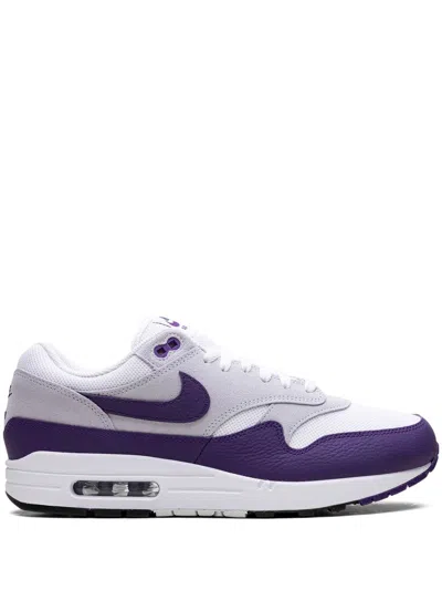 Nike Air Max 1 Sc "field Purple" Sneakers In White/field Purple-black