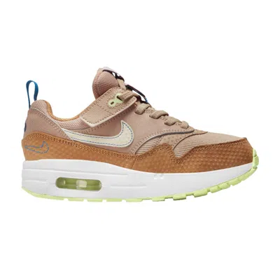 Pre-owned Nike Air Max 1 Se Easyon Ps 'hemp' | Brown | Kid's Size 12