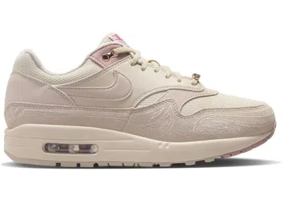Pre-owned Nike Air Max 1 Serena Williams Design Crew Los Angeles (women's) Sneakers In Particle Beige/rust Pink/lig