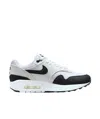 Nike Air Max 1 Leather Low-top Trainers In White