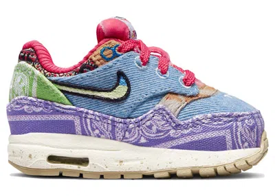 Pre-owned Nike Air Max 1 Sp Concepts Far Out Sneakers In Wild Violet