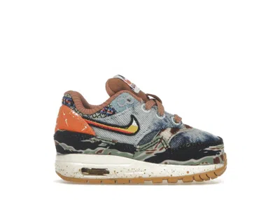 Pre-owned Nike Air Max 1 Sp Concepts Heavy Sneakers In Elemental Gold/sail/black