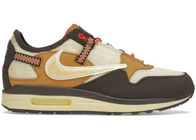 Pre-owned Nike Air Max 1 Travis Scott Cactus Jack Baroque Brown Size 14. Do9392-200