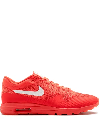 Nike Air Max 1 Ultra Flyknit Sneakers In Red
